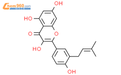 异甘草黄酮醇结构式图片|94805-83-1结构式图片