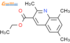 2,6,8-三甲基喹啉-3-羧酸乙酯结构式图片|948291-48-3结构式图片