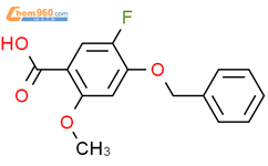 4-(苄氧基)-5-氟-2-甲氧基苯甲酸结构式图片|949119-40-8结构式图片