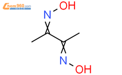 丁二酮肟结构式图片|95-45-4结构式图片