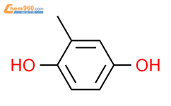 邻甲基对苯二酚结构式图片|95-71-6结构式图片