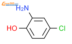 4-氯-2-氨基苯酚结构式图片|95-85-2结构式图片