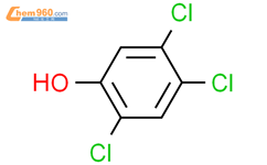 2,4,5-三氯苯酚结构式图片|95-95-4结构式图片
