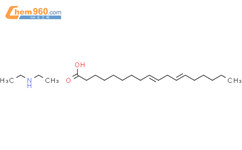 (9Z,12Z)-octadeca-9,12-dienoic acid, compound with diethylamine (1:1)结构式图片|95008-87-0结构式图片