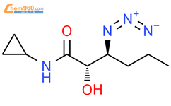 (2S,3S)-3-Azido-N-cyclopropyl-2-hydroxyhexanamide结构式图片|950483-68-8结构式图片