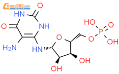 5-氨基-6-[(5-O-膦酰基-β-D-呋喃核糖)氨基]-2,4(1H,3H)-嘧啶二酮