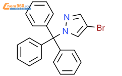 N-三苯甲基-4-溴吡唑结构式图片|95162-14-4结构式图片