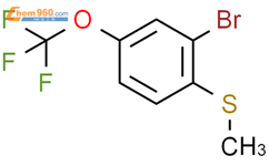 2-BROMO-4-TRIFLUOROMETHOXYTHIOANISOLE结构式图片|951884-71-2结构式图片