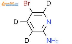 5-溴吡啶-3,4,6-d3-2-胺