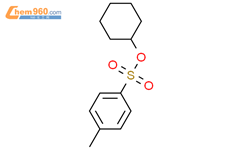 p-甲苯磺酸环己酯结构式图片|953-91-3结构式图片