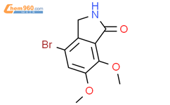 4-溴-6,7-二甲氧基-异吲哚啉-1-酮