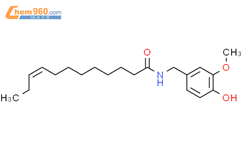 9-Dodecenamide,N-[(4-hydroxy-3-methoxyphenyl)methyl]-, (Z)- (9CI)结构式图片|95548-16-6结构式图片
