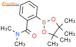 2-（N,N-二甲基甲酰胺基）苯基硼酸频哪醇酯结构式图片|956229-73-5结构式图片