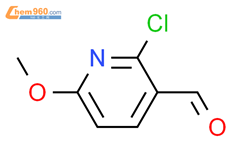 2-氯-6-甲氧基-3-吡啶羧醛结构式图片|95652-80-5结构式图片