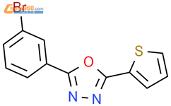 2-(3- 溴苯基)-5-（噻酚－2－基）-1,3,4-噁二唑