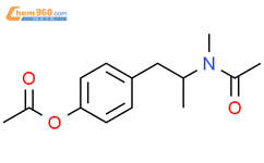 Acetamide, N-[2-[4-(acetyloxy)phenyl]-1-methylethyl]-N-methyl-结构式图片|959058-71-0结构式图片