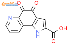 1H-Pyrrolo[2,3-f]quinoline-2-carboxylicacid, 4,5-dihydro-4,5-dioxo-结构式图片|95911-99-2结构式图片