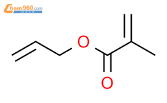 甲基丙烯酸烯丙酯结构式图片|96-05-9结构式图片