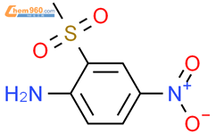 2-甲砜基-4-硝基苯胺结构式图片|96-74-2结构式图片