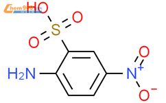 2-氨基-5-硝基苯磺酸结构式图片|96-75-3结构式图片