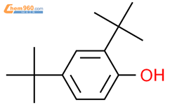 2,4-二特丁基苯酚结构式图片|96-76-4结构式图片
