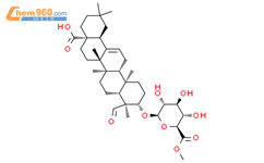 丝石竹皂苷元3-O-Β-D-葡萄糖醛酸甲酯结构式图片|96553-02-5结构式图片