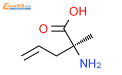 (R)-2-氨基-2-甲基-4-戊烯酸结构式图片|96886-55-4结构式图片