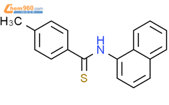 Benzenecarbothioamide, 4-methyl-N-1-naphthalenyl-结构式图片|96963-38-1结构式图片