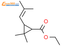 第一菊酸乙酯结构式图片|97-41-6结构式图片