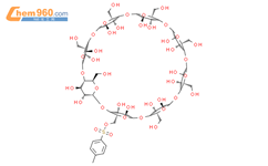 单-6-O-(对甲苯磺酰)-γ-环糊精结构式图片|97227-33-3结构式图片