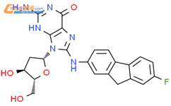 Guanosine,2'-deoxy-8-[(7-fluoro-9H-fluoren-2-yl)amino]-结构式图片|97235-47-7结构式图片