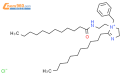 1H-Imidazolium,4,5-dihydro-1-[2-[(1-oxododecyl)amino]ethyl]-1-(phenylmethyl)-2-undecyl-,chloride (1:1)