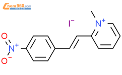 1-甲基-2-[(E)-2-(4-硝基苯基)乙烯基]吡啶-1-碘化物结构式图片|97360-37-7结构式图片