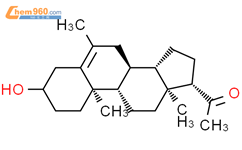 Pregn-5-en-20-one,3-hydroxy-6-methyl-, (3b)- (9CI)结构式图片|975-53-1结构式图片