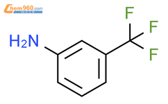 3-氨基三氟甲苯结构式图片|98-16-8结构式图片