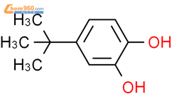 对叔丁基邻苯二酚结构式图片|98-29-3结构式图片