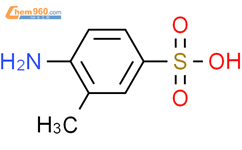 4-氨基3-甲基苯磺酸结构式图片|98-33-9结构式图片