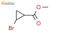2-Bromo-cyclopropanecarboxylic acid methyl ester结构式图片|98021-77-3结构式图片