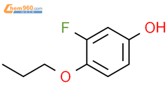 3-fluoro-4-propoxyphenol结构式图片|98121-49-4结构式图片