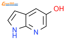 1H-吡咯并[2,3-B]吡啶-5-醇结构式图片|98549-88-3结构式图片