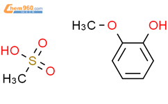 methanesulfonic acid;2-methoxyphenol结构式图片|98910-57-7结构式图片