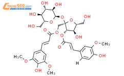 3-阿魏酸酯-1-芥子酰基蔗糖结构式图片|98942-06-4结构式图片