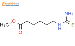 6-[(氨基羰基硫酰基)氨基]己酸甲酯结构式图片|98998-60-8结构式图片