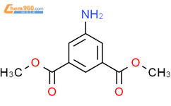 5-氨基间苯二甲酸二甲酯结构式图片|99-27-4结构式图片