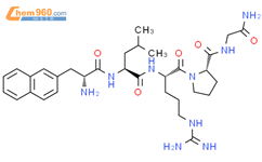 Glycinamide, 3-(2-naphthalenyl)-D-alanyl-L-leucyl-L-arginyl-L-prolyl-结构式图片|99043-13-7结构式图片