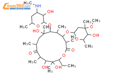 克拉霉素杂质R结构式图片|992-62-1结构式图片
