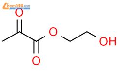 Propanoic acid, 2-oxo-,2-hydroxyethyl ester结构式图片|99419-43-9结构式图片