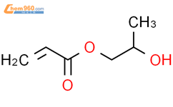 2-丙烯酸-2-羟基丙基酯结构式图片|999-61-1结构式图片