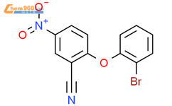 Benzonitrile,2-(2-bromophenoxy)-5-nitro-结构式图片|99902-78-0结构式图片