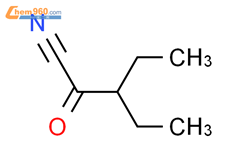 3-乙基-2-氧代戊腈结构式图片|99967-32-5结构式图片